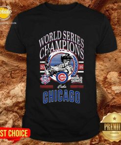 Chicago Cubs World Series Champions Black T-shirt