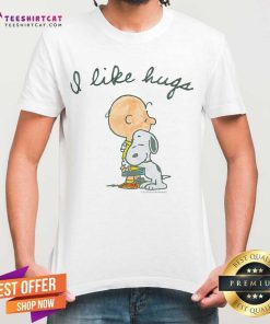 Snoopy I Like Hugs T-shirt