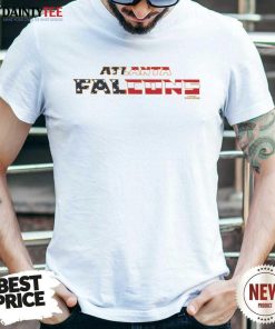 Atlanta Falcons Flag Script Franklin T-Shirt