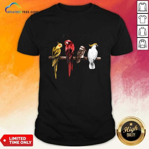 Adam Newling Aussie Birds Natural T-shirt