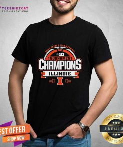 Illinois Fighting Illini 2024 Big Ten Men's Basketball Conference Tournament Champions Locker Room T-Shirt