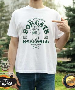 Ohio University Bobcats Rufus Baseball T-shirt