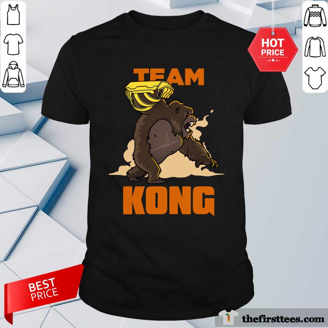 Shirt Monsterverse Kong Toon Titan Team Kong T-shirt