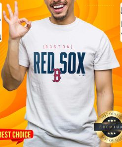 Boston Red Sox Home Team Bracket Stack T-Shirt
