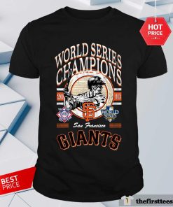 San Francisco Giants World Series Champions Black T-shirt