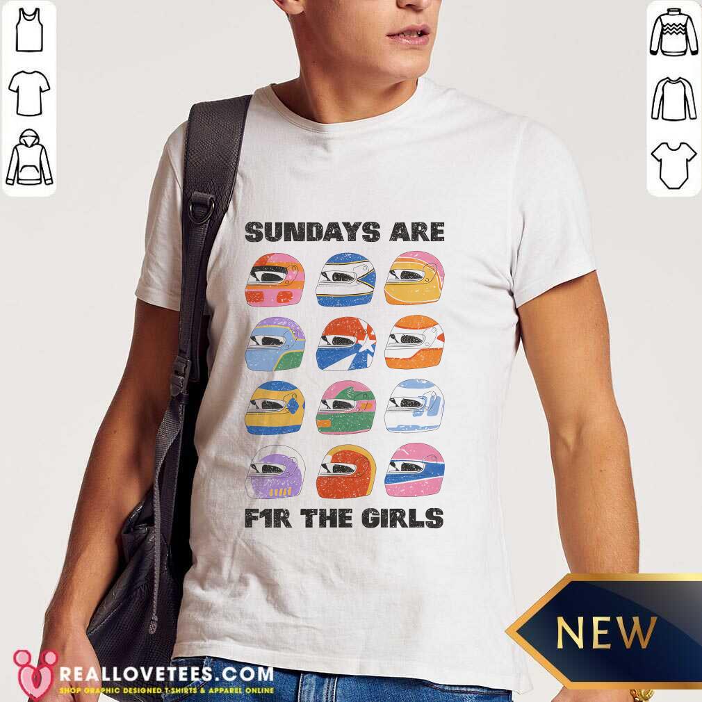 Shirt Helmets Heavyweight Sunday Are F1R The Girls T-shirt
