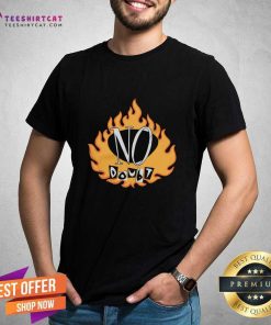 No Doubt Vintage Flame Black T-Shirt