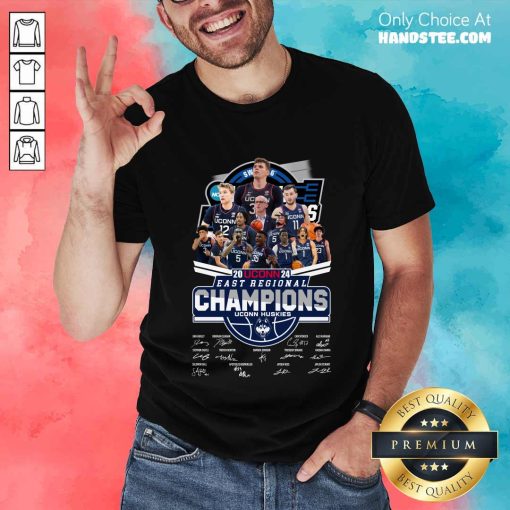 UConn Huskies 2024 East Regional Champions T-shirt