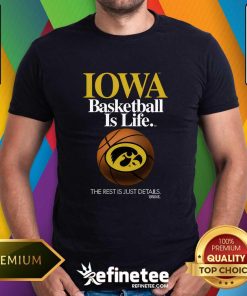 Iowa Basketball Is Life The Rest Is Just Details T-shirt