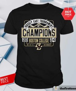 Boston College Eagles 2024 Hockey East Men's Tournament Champions T-Shirt