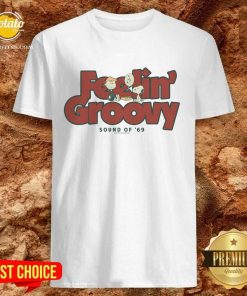 Schroeder Feelin Groovy Snoopy and Peanut Music T-shirt