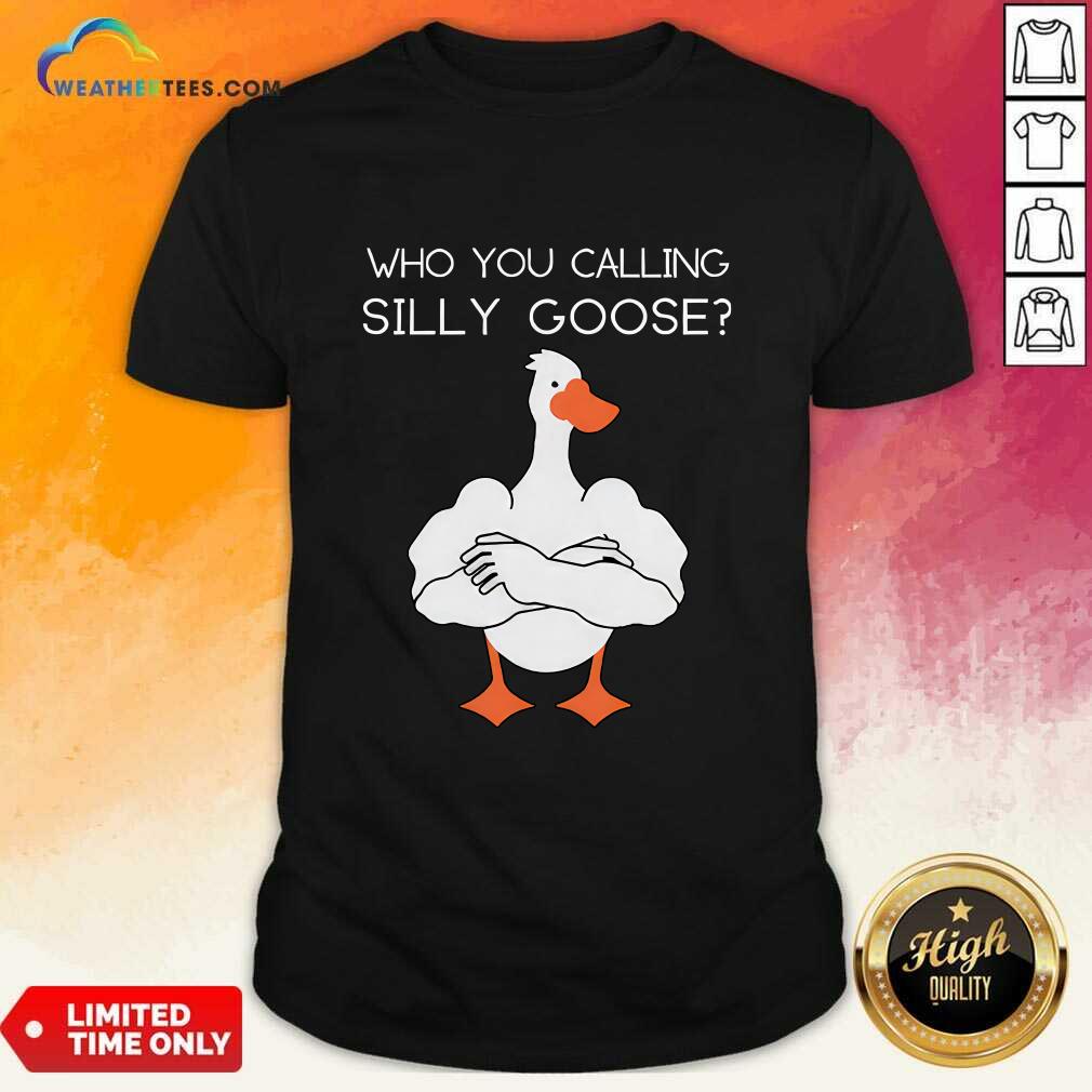 Shirt Who You Calling Silly Goose T-shirt