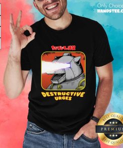 Chibi Godzilla Chibi Mechagodzilla Destructive Urges T-shirt