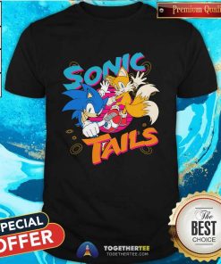 Sonic And Tails Retro Sunset T-shirt