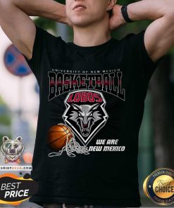 Official 2024 Lobos Basketball Ball & Net T-shirt