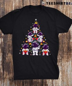 Astronaut Space Gifts Woman Christmas Tree Xmas Shirt