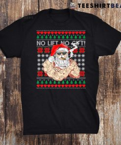 Bad Santa Claus Ugly Christmas Sweater No Lift No Shirt