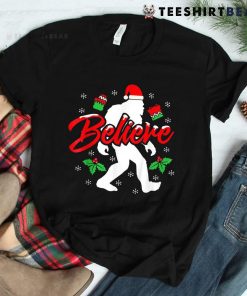 Bigfoot As Santa Christmas Tree Shirt