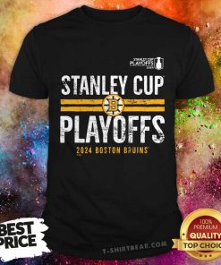 Boston Bruins 2024 Stanley Cup Playoffs Crossbar Tri-Blend T-Shirt