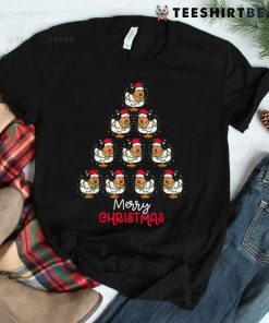 Chicken Christmas Tree Lights Shirt
