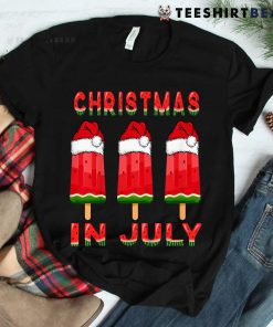 Christmas In July Watermelon Ice Pops Christmas In July Shirt