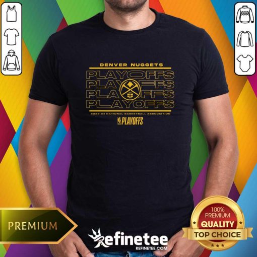 Denver Nuggets Fanatics Branded 2024 NBA Playoffs Fast Break Opportunity T-Shirt