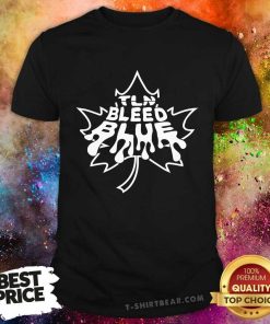 TLN Bleed Blue Maple Leaf T-shirt
