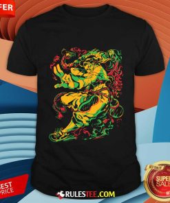Jamie Street Fighter Black T-shirt