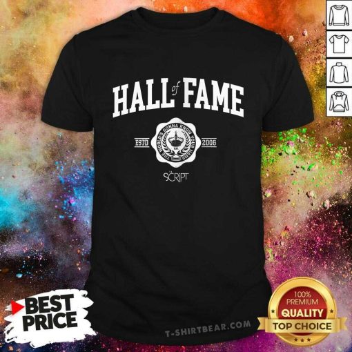 The Script Hall Of Fame Black T- Shirt