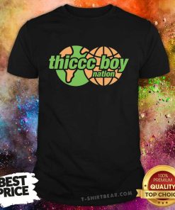Thiccc Boy Nation Globe T-shirt