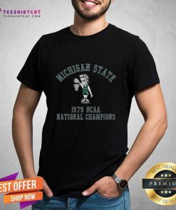 Michigan State Dunking Gruff Sparty 1979 NCAA National Champions T-shirt