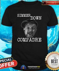 Simmer Down Compadre Doug Bell Standard Fit T-shirt