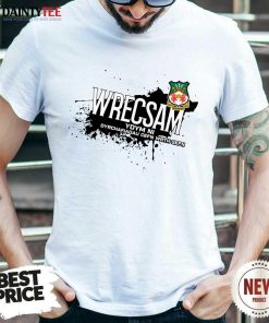 Wrexham 202324 League 2 Wrecsam Dyrchafiadau Cefn Wrth Gefn T Shirt