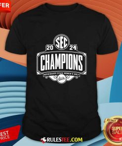 Mississippi State Bulldogs Women's Golf 2024 SEC Tournament Champions T-Shirt