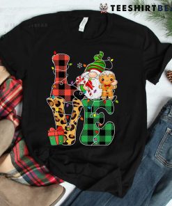 Gnome Christmas Buffalo Lights Xmas Shirt