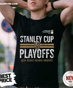 Vegas Golden Knights 2024 Stanley Cup Playoffs Crossbar Tri-Blend T-Shirt