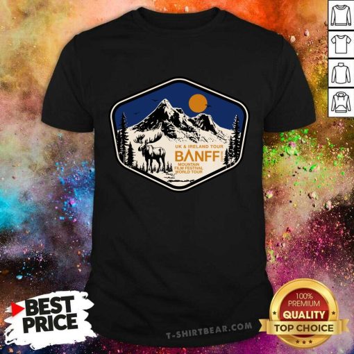 Banff Mountain Film Festival Tour Merchandise 2024 Tour T-shirt