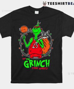 How The Grinch Stole Ankles Christmas Basketball Shirt