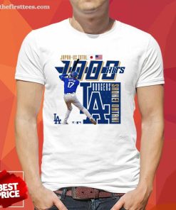 Shohei Otani 1000th hit between Japan and the US Commemorative T-shirt