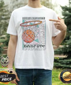 Ohio University Ohio Bobcats 90's Vintage Basketball T-shirt
