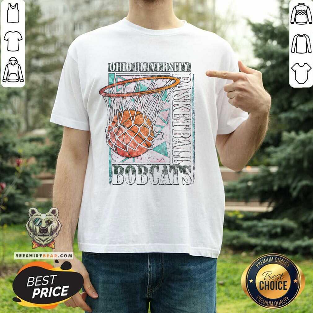 Shirt Ohio University Ohio Bobcats 90's Vintage Basketball T-shirt