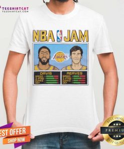 NBA Jam Lakers Davis and Reaves T-shirt