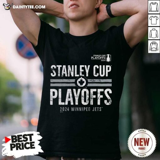 Winnipeg Jets 2024 Stanley Cup Playoffs Crossbar Tri-Blend T-Shirt