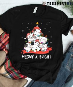 Meowy Catmas Cat Christmas Tree Shirt
