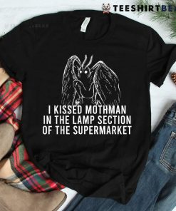 Mothman Cryptid I Kissed Mothman In The Lamp Section Shirt