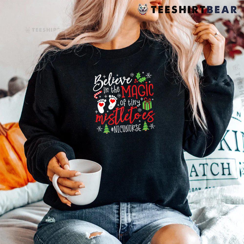 nicu-nurse-believin-magic-of-tiny-mistletoe-christmas-shirt-4.jpg