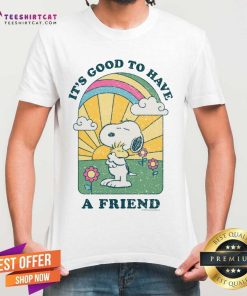 Peanuts Groovy Snoopy It's Good To Have A Friend T-shirt