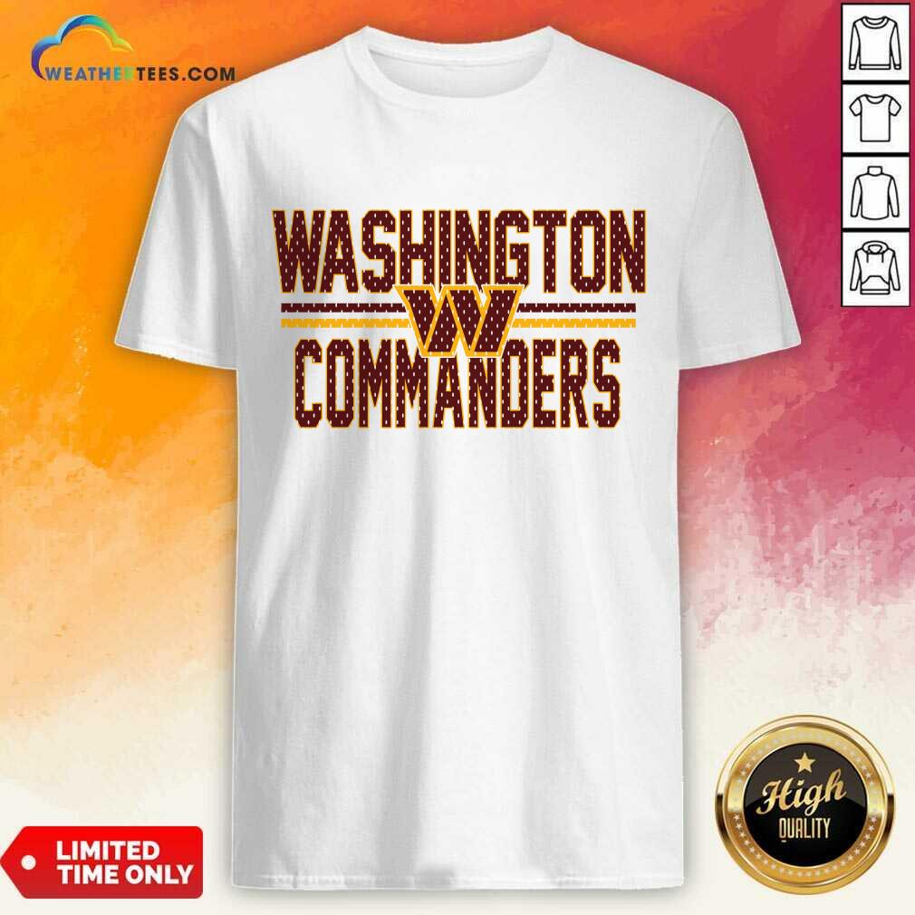 Shirt White Washington Commanders Mesh Team Graphic T-Shirt