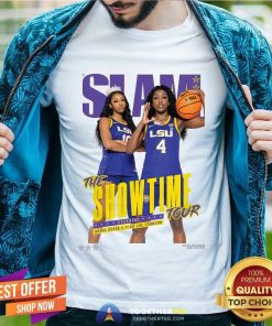 SLAM Cover Angel Reese Flau'jae Johnson The Showtime Tour T-shirt