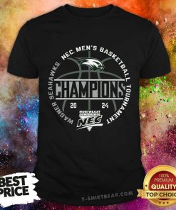 Wagner College Men's Basketball 2024 Northeast Tournament Champions T-Shirt